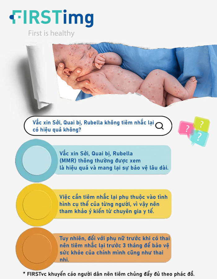 vaccine sởi quai bị rubella có nên tiêm nhắc lại theo lịch